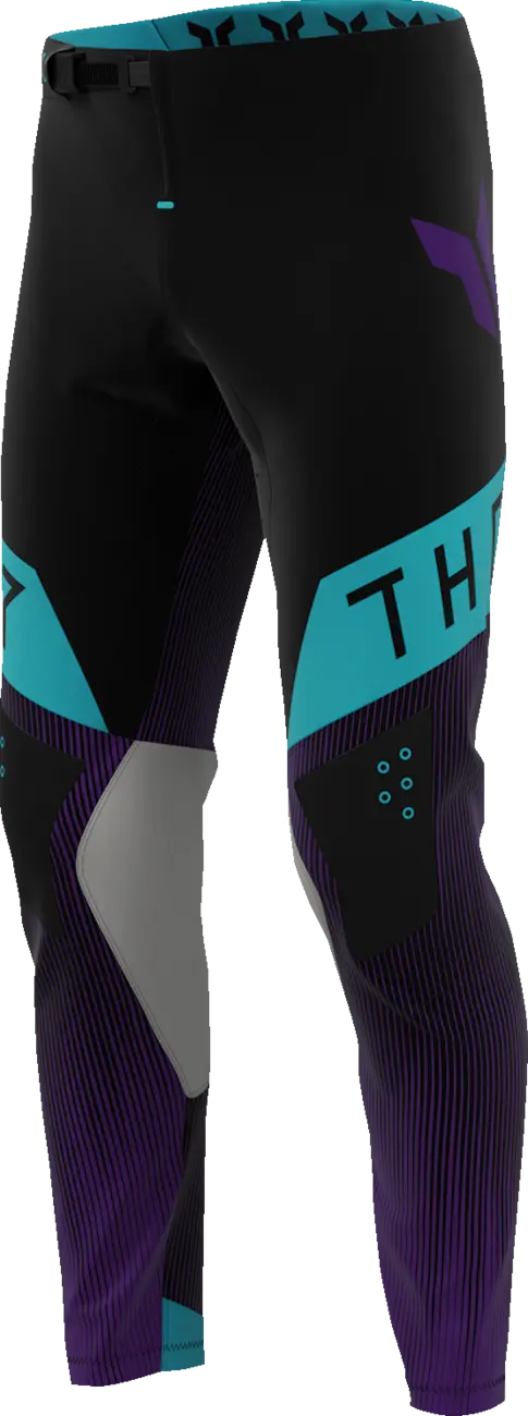 Thor Sportmode Vanish Pants Black/Purple