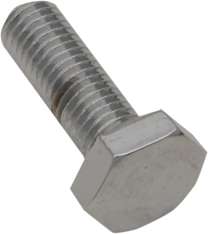 Drag Specialties Fine Thread Hex Head Bolts 1/4"-28 x 3/4" Chrome