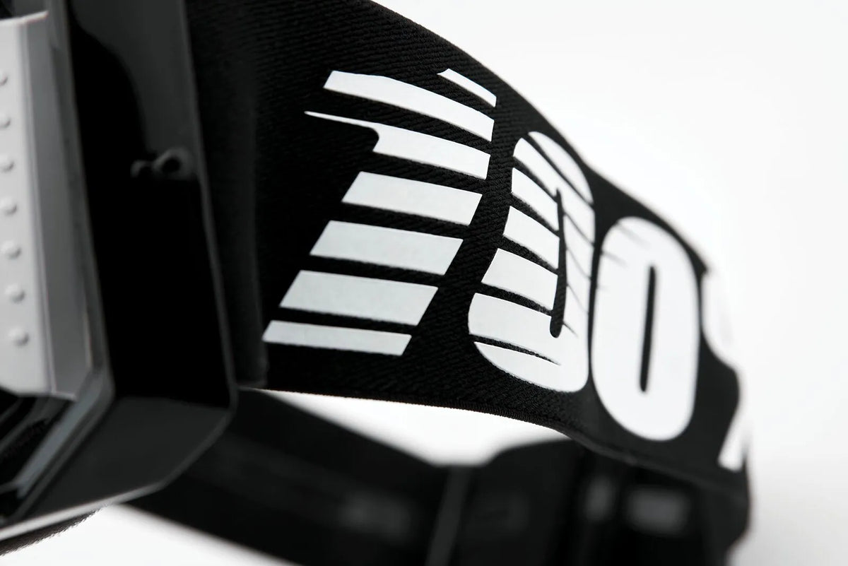 100% Armega Goggle Black Clear