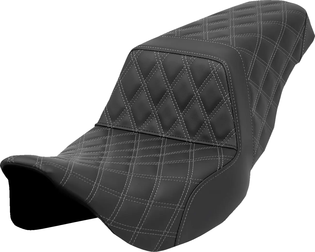 Saddlemen Lattice Stitch Step-up Seat - For Harley Davidson