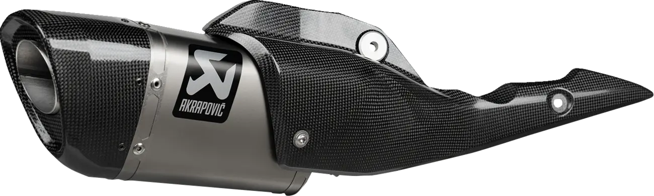 Tłumik Akrapovic Slip-on Line z Tytanową Osloną - Homologacja Drogowa ECE