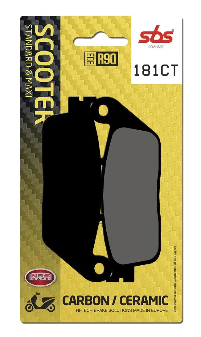 Sbs Ct Scooter Carbon Tech Organic Klocki Hamulcowe - Przód