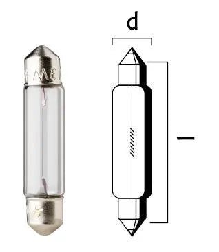 Flosser Festoons - 12v 3w Bulb