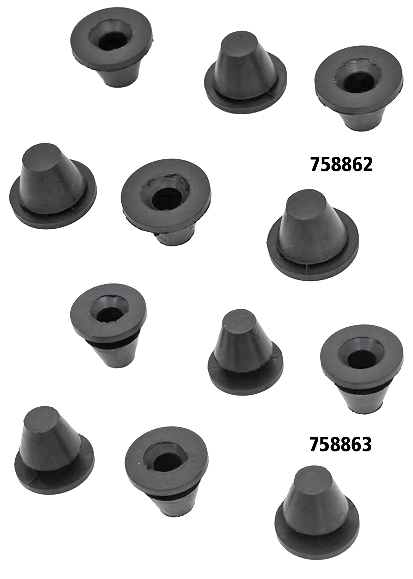 V-Twin Frame Side Cover Grommets for Touring – Frame & Rear Suspension