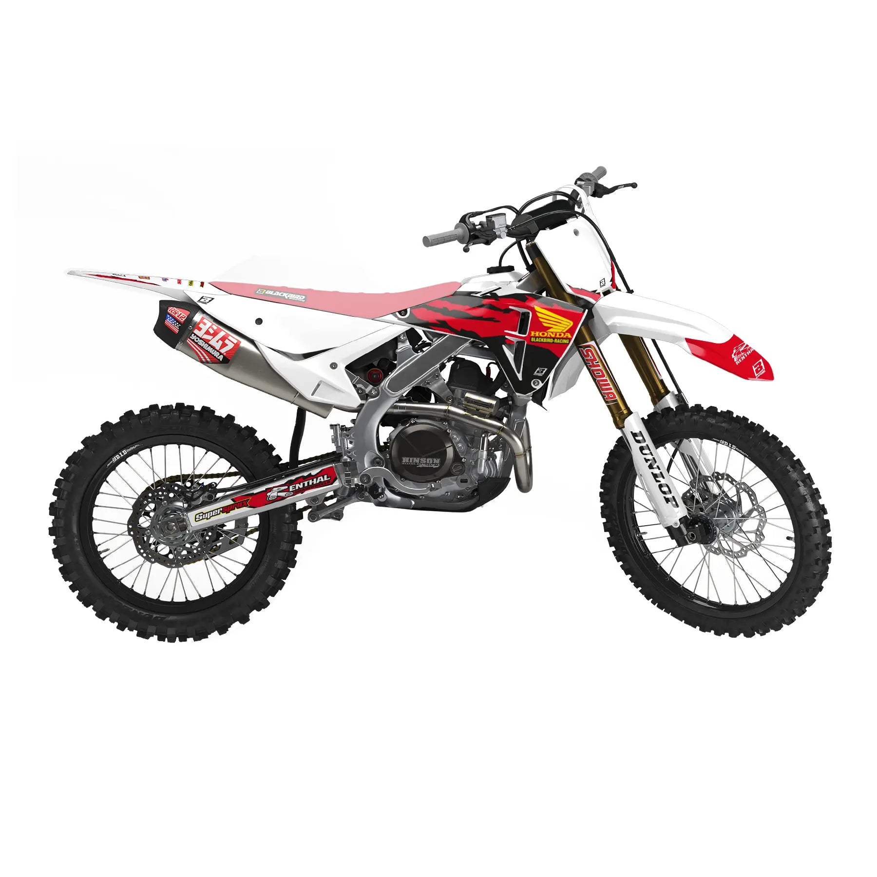 Blackbird Racing Retro Sticker Kit For Honda Off-road