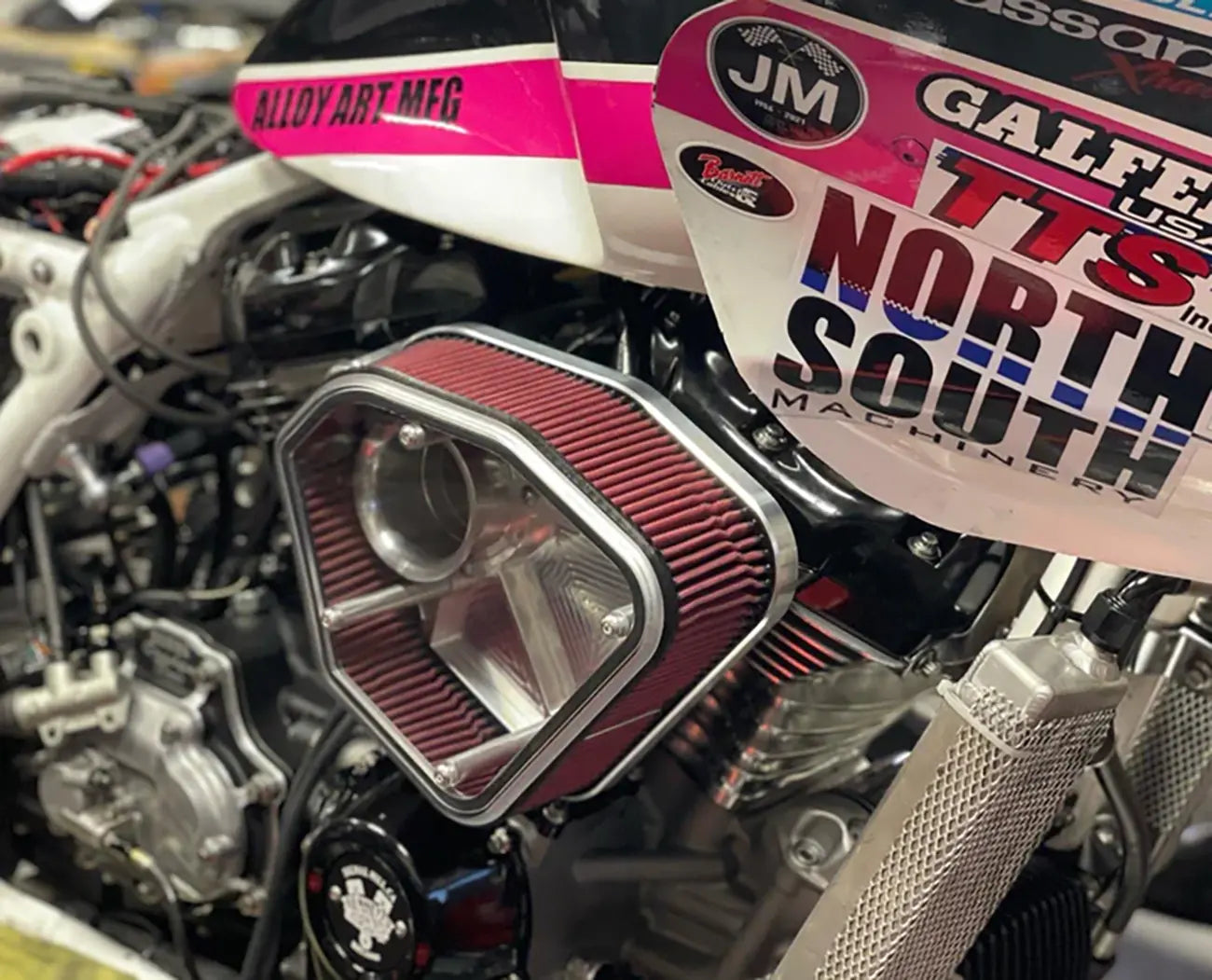 Alloy Art Boom Box Air Cleaner Kit For M8 Motors