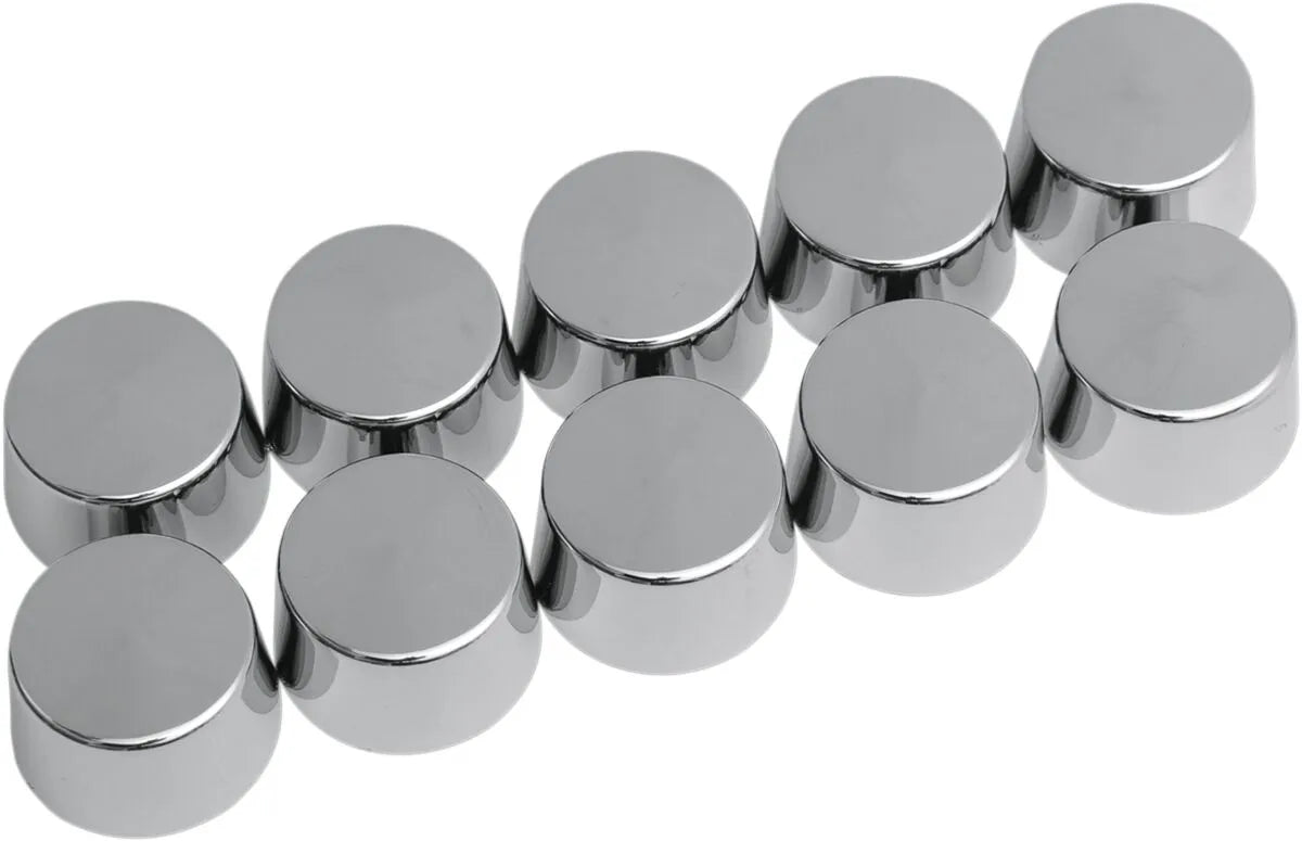 Drag Specialties Chrome Bolt Covers for Harley-Davidson Engines