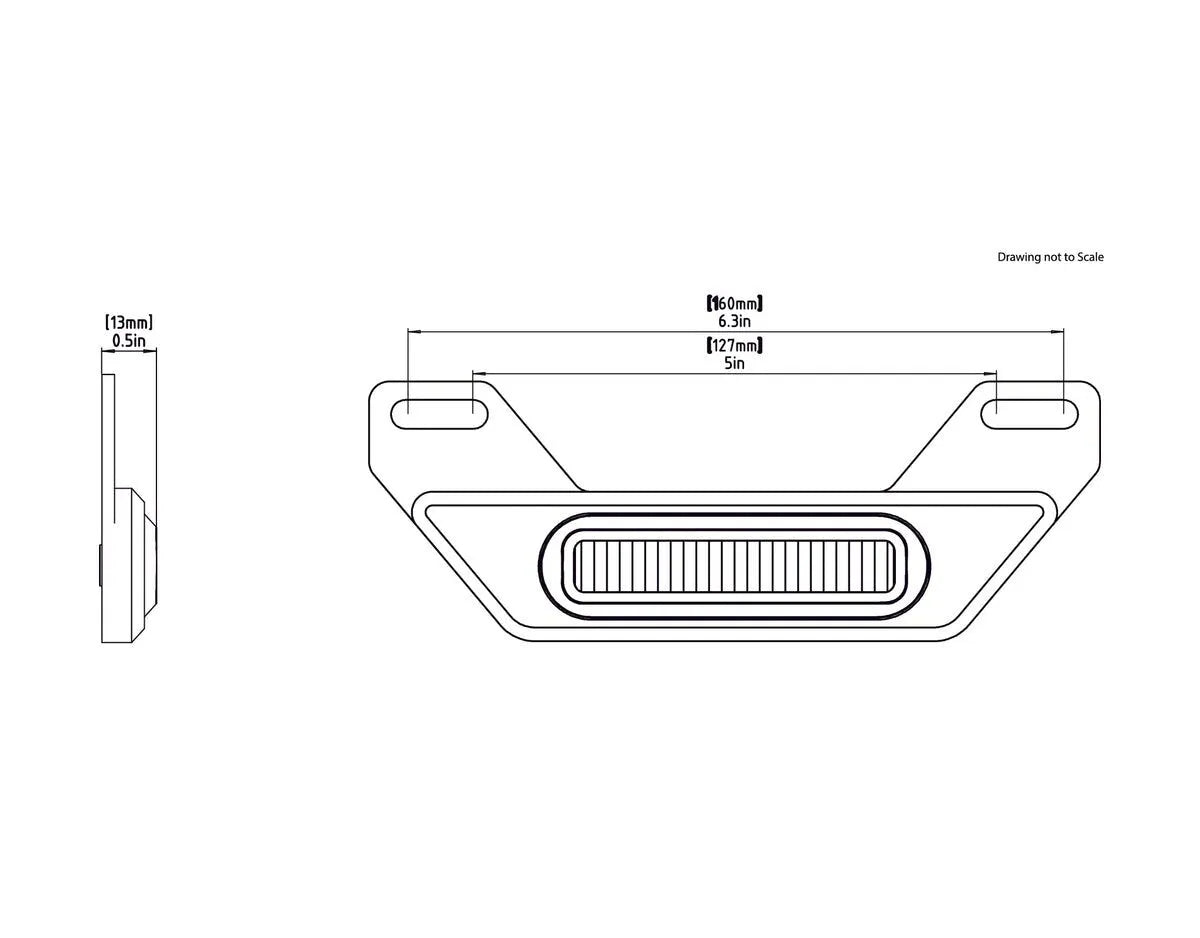 Denali B6 Led Brake Light Kit W/ License Plate Mount