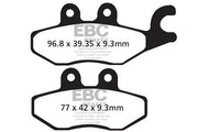 Ebc Sfa-hh Spiekane Klocki Hamulcowe Do Skuterów - Przód & Tył