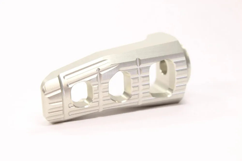 Gilles Tooling Footrest Kit - Silver Aluminum