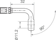 Złączka banjo Trw Varioflex do przewodów hydraulicznych