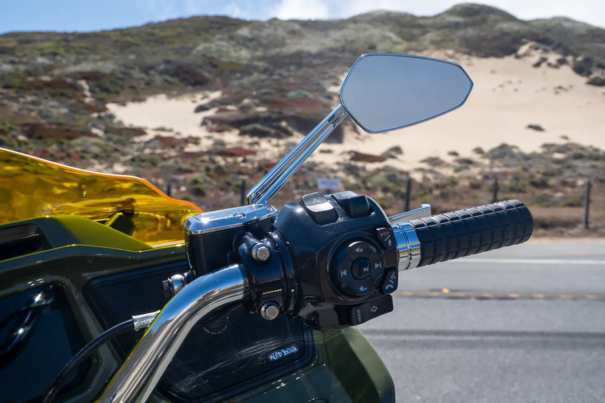 Kodlin USA Ascent Pro Mirror Left Chrome for Harley-Davidson