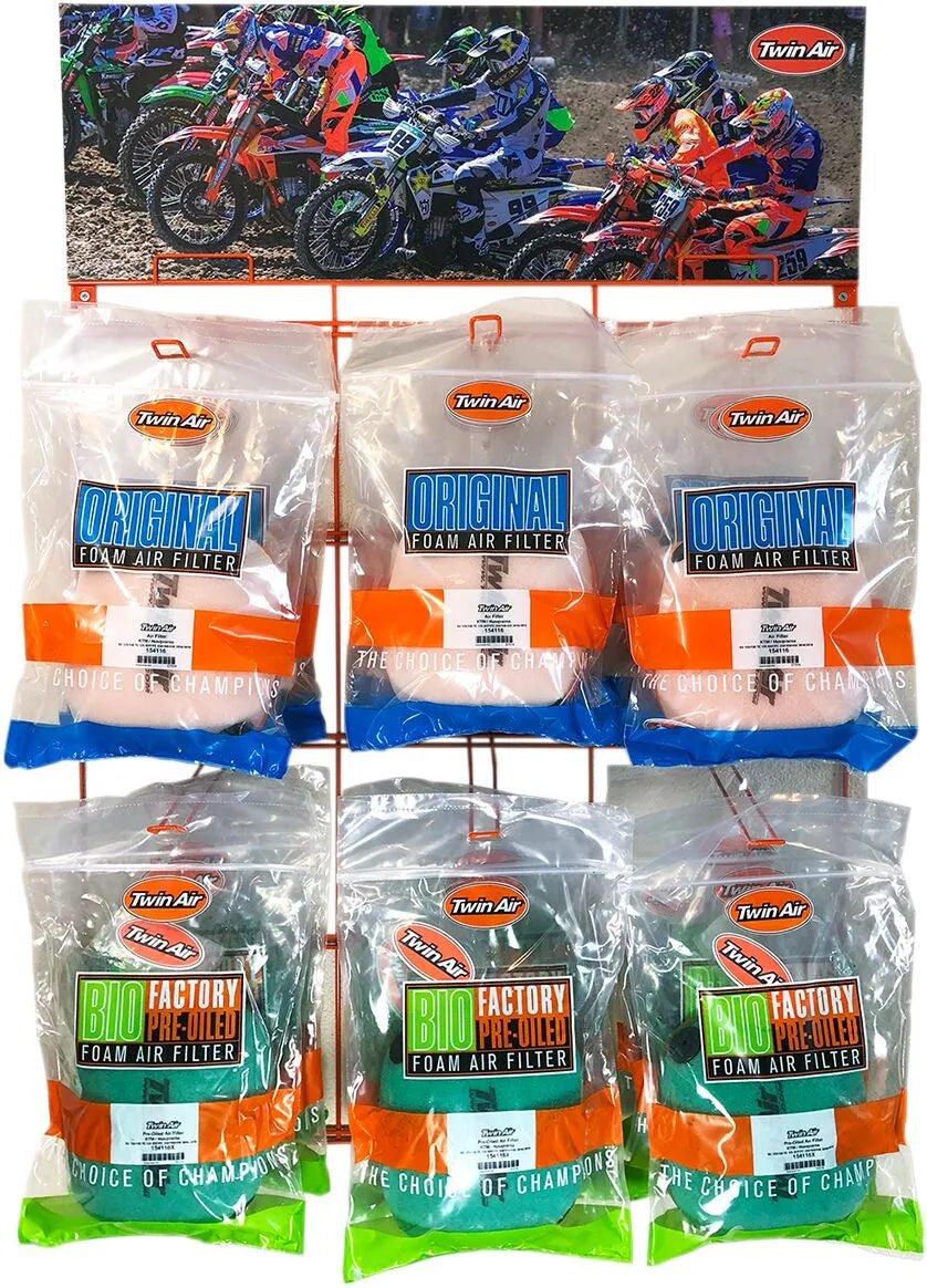 Twin Air Six Hook Wall Display