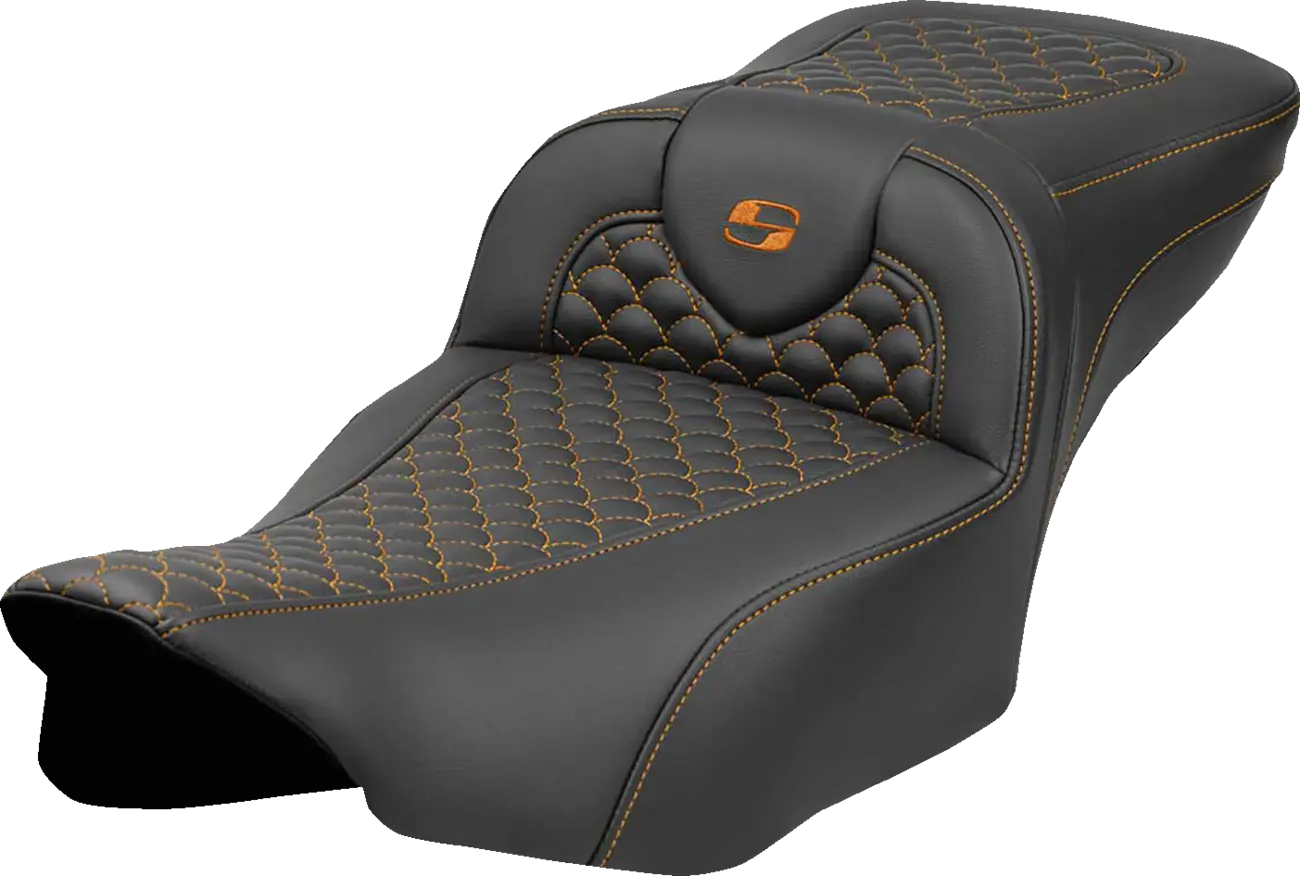 Saddlemen Roadsofa Dragon Scale Seat - For Harley Davidson