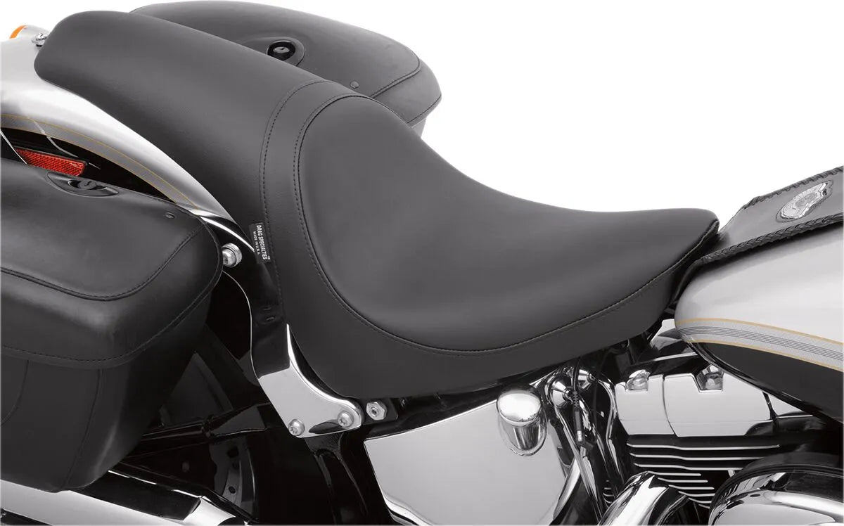 Drag Specialties Predator Seat - Black - For Harley Davidson