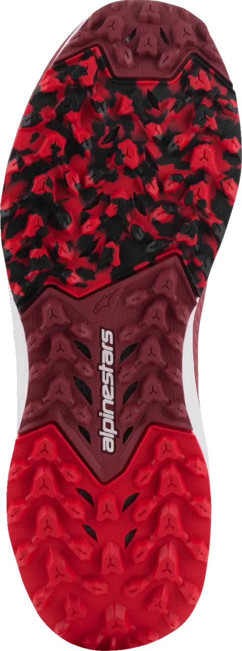 Alpinestars Meta XR V2 Shoes Brown Dark Red White