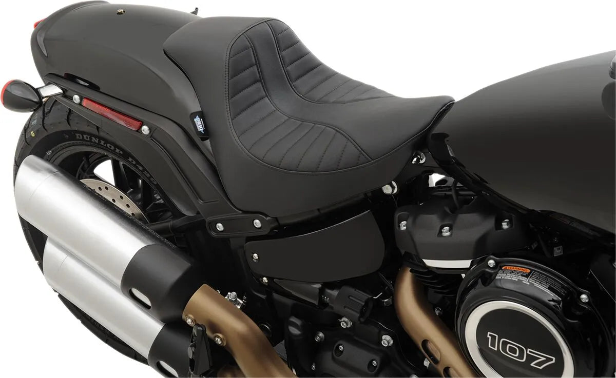 Drag Specialties Ez-on Solo Seat - For Harley Davidson