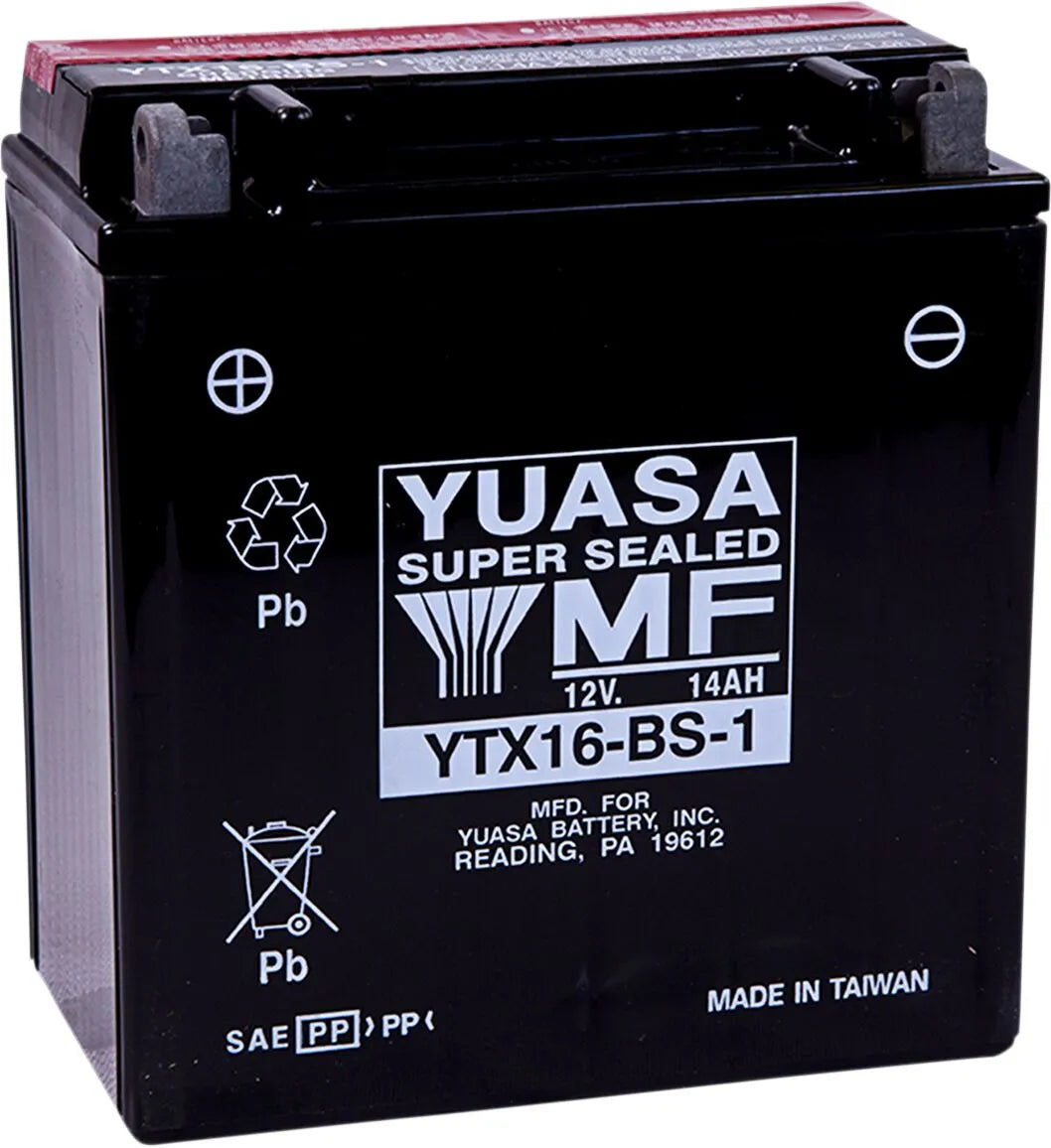 Yuasa YTX16-BS-1 AGM Battery for Suzuki Intruder 1987-2010