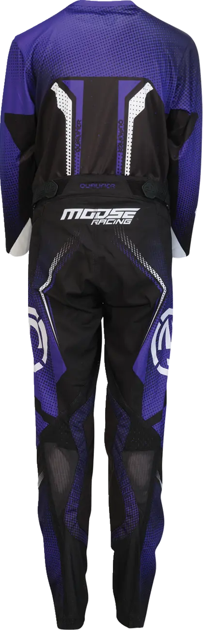 Moose Offroad Youth Qualifier Jersey - Black/Purple/White