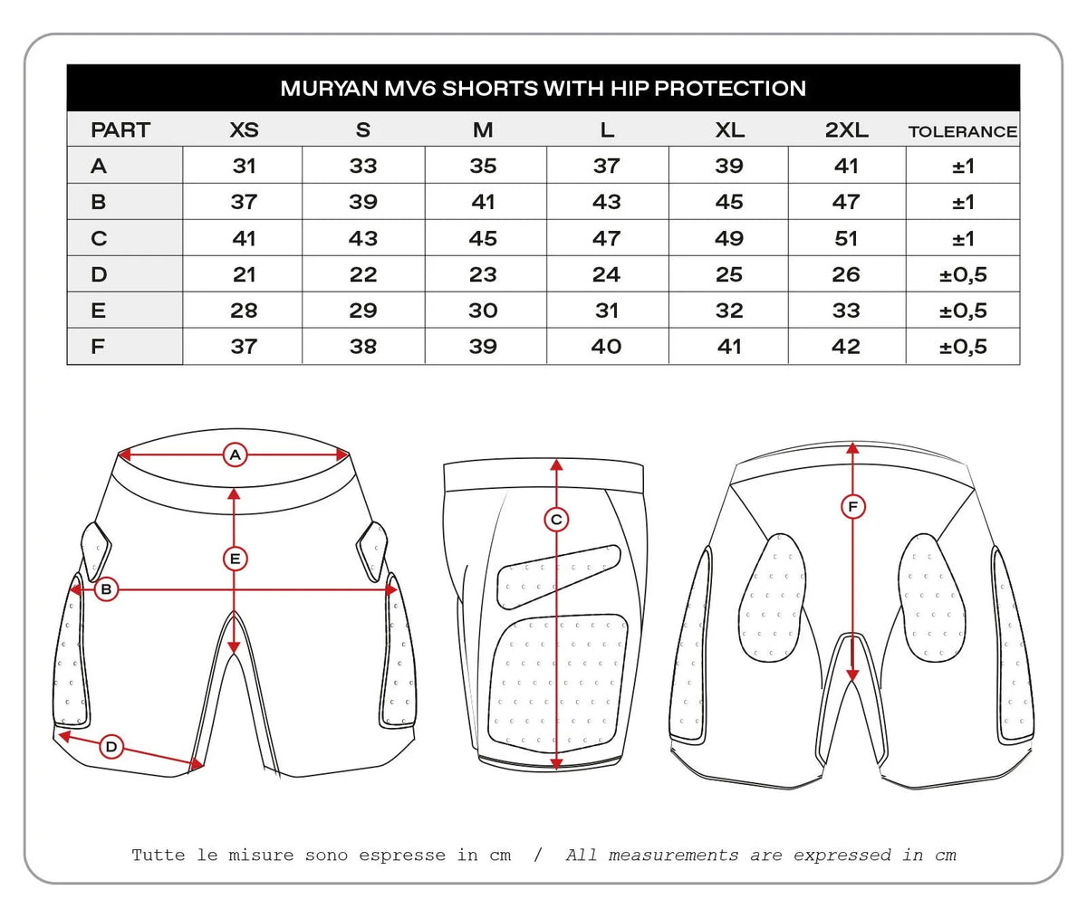 UFO Muryan MV6 Short Protective Shorts
