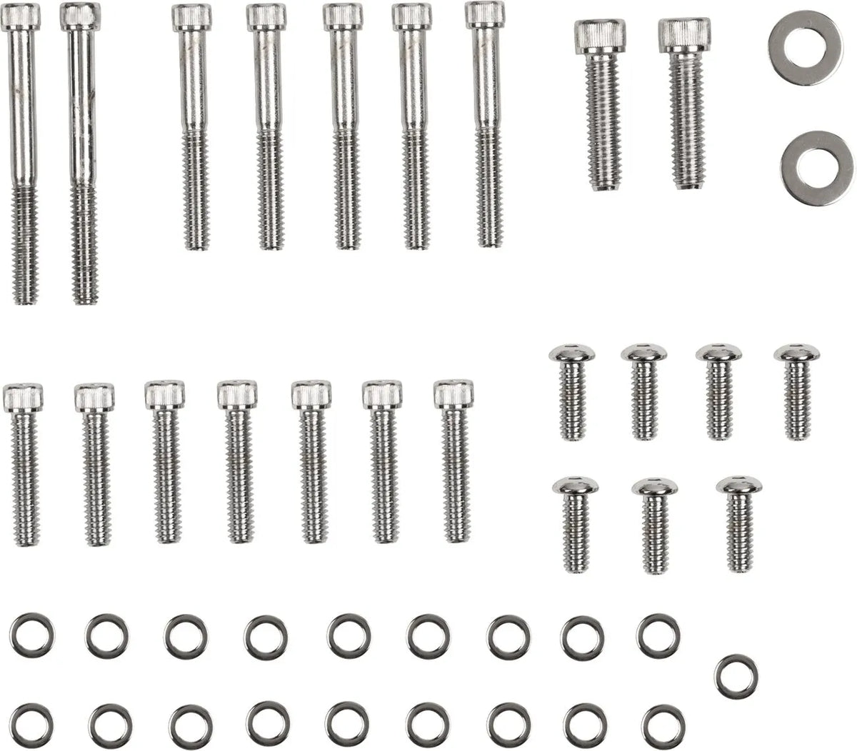 Drag Specialties Knurled Primary Bolt Set for Harley Davidson
