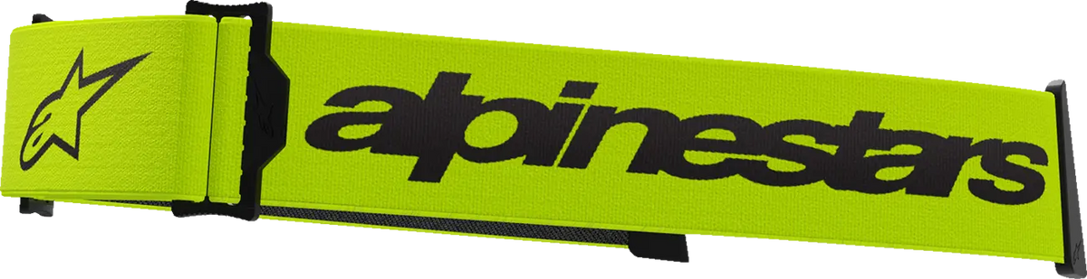 Alpinestars Supertech Goggle Strap Yellow/Black 45mm