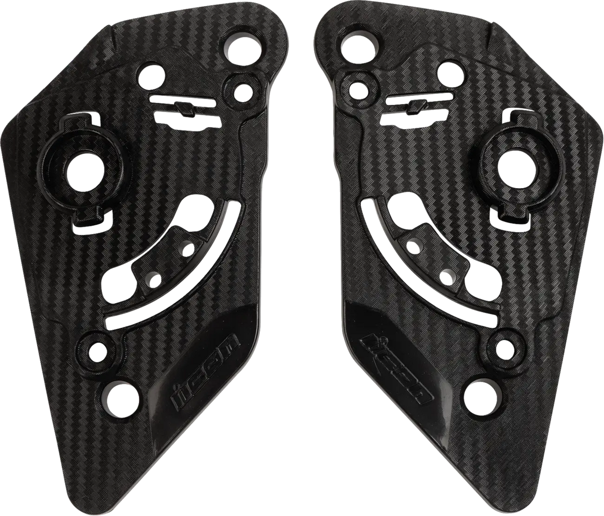 Icon Ultraflite Helmet Pivot Kit for Ultraflite Helmets Black