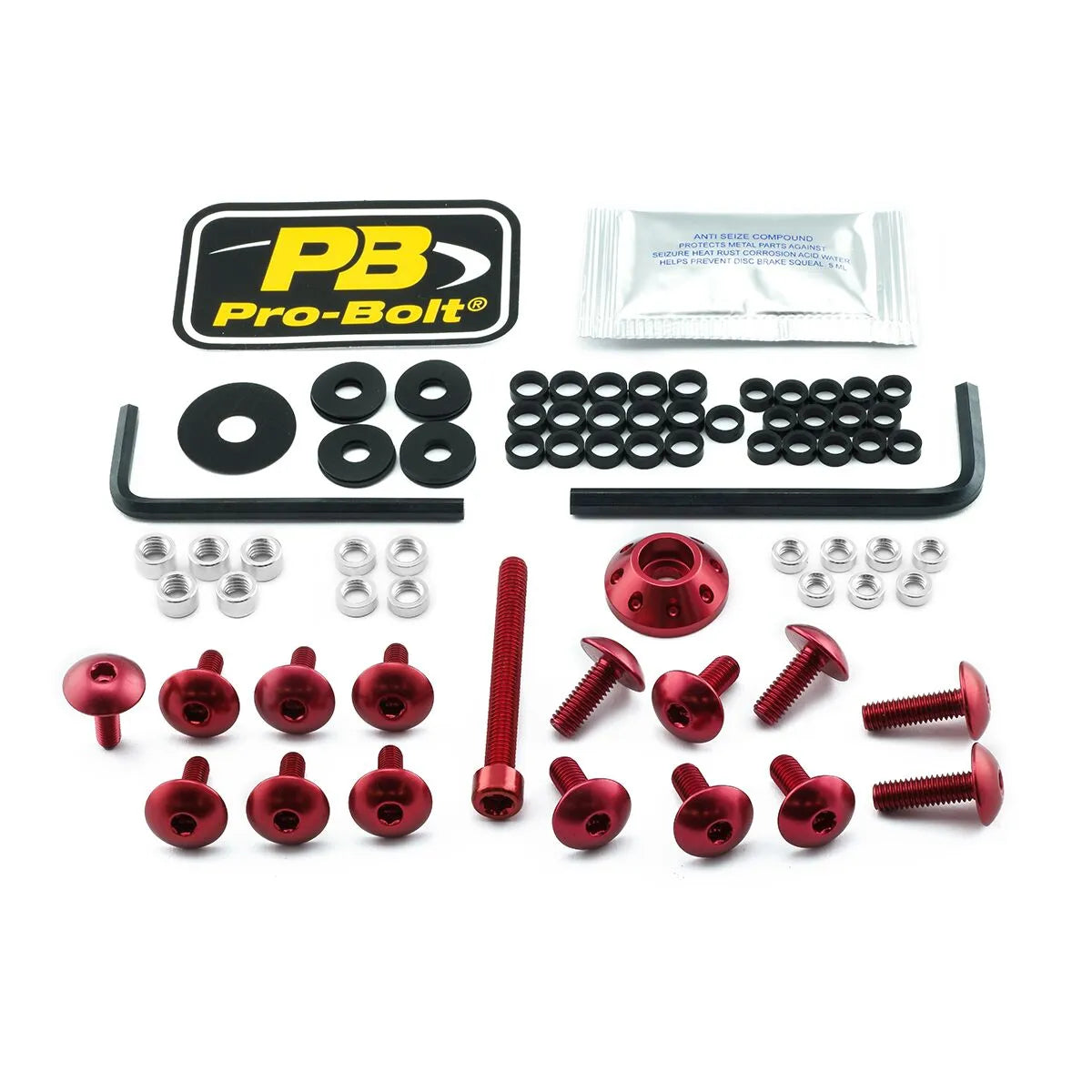 Pro Bolt Aluminium Fairing Bolt Kit For Suzuki