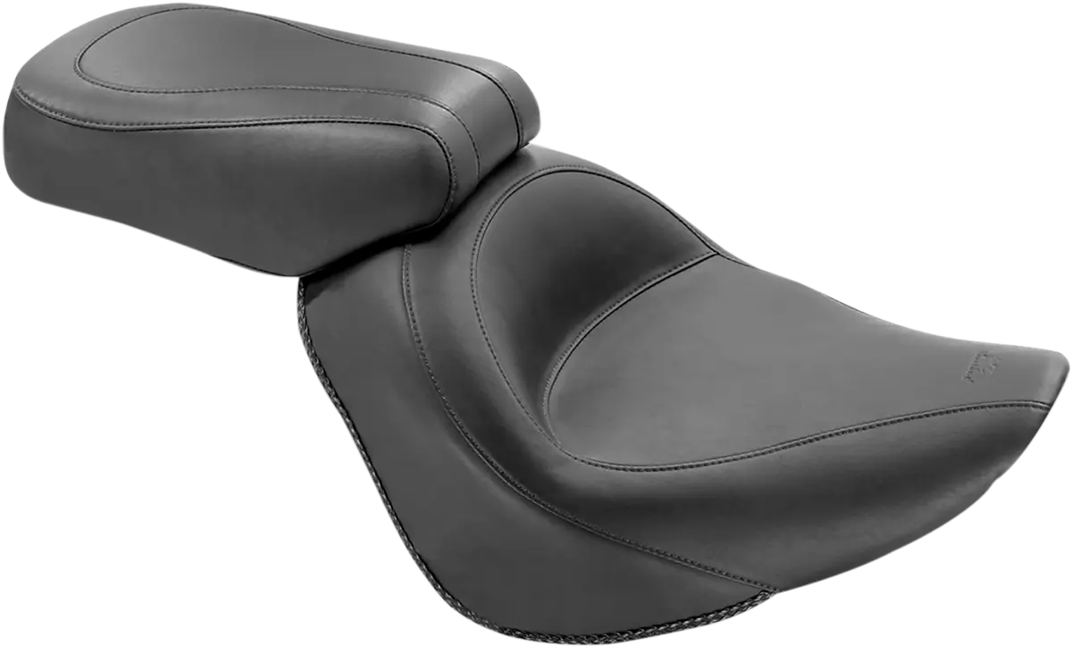 Mustang Vintage Solo Seat - Plain - Black - 76244