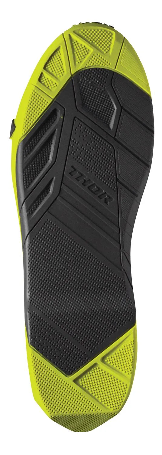 Thor Radial MX Boots Gray/Fluo Yellow