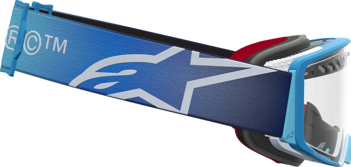 Alpinestars Supertech Dura Air Fluid Goggles Blue Fade/Sil/Clr