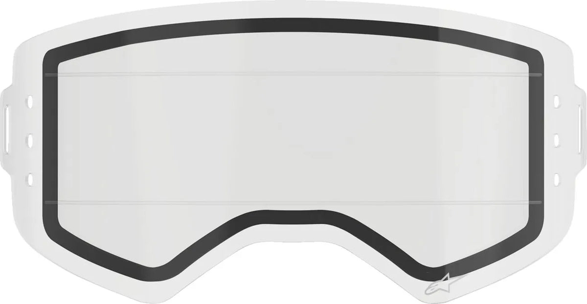 Alpinestars Supertech Wide Vision Roll-Off Dual Pane Clear