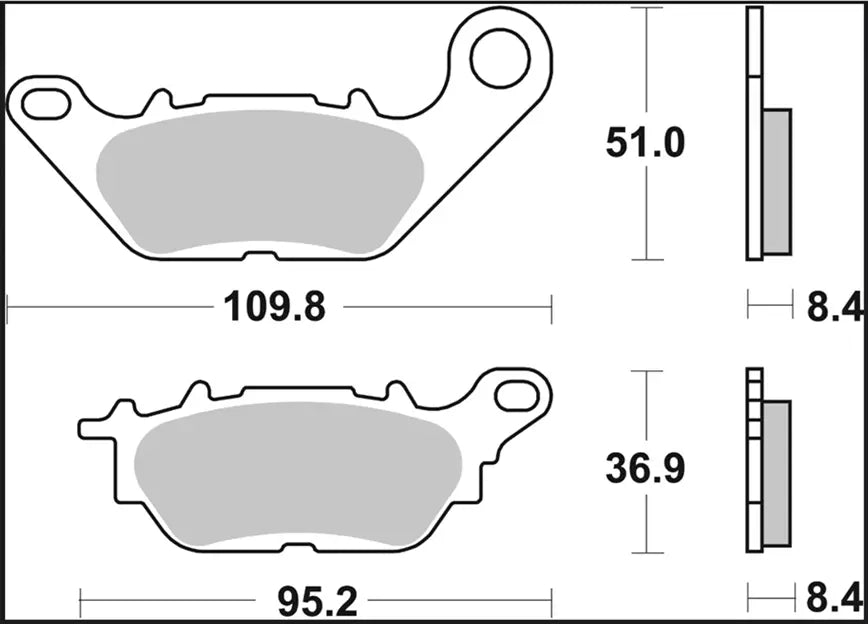 Zestaw klocków hamulcowych Brembo Cc Carbon Ceramic
