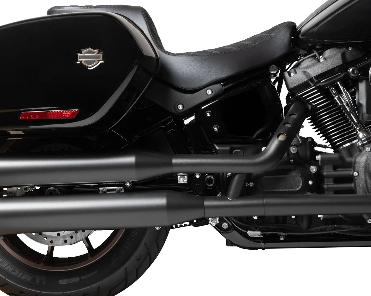 Drag Specialties Performance Predator 2-up Seat - For Harley Davidson