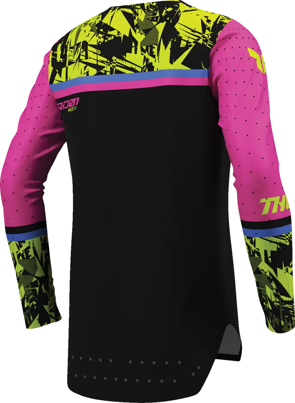 Thor Youth Sportmode Punk'd Jersey Black/Fuchsia