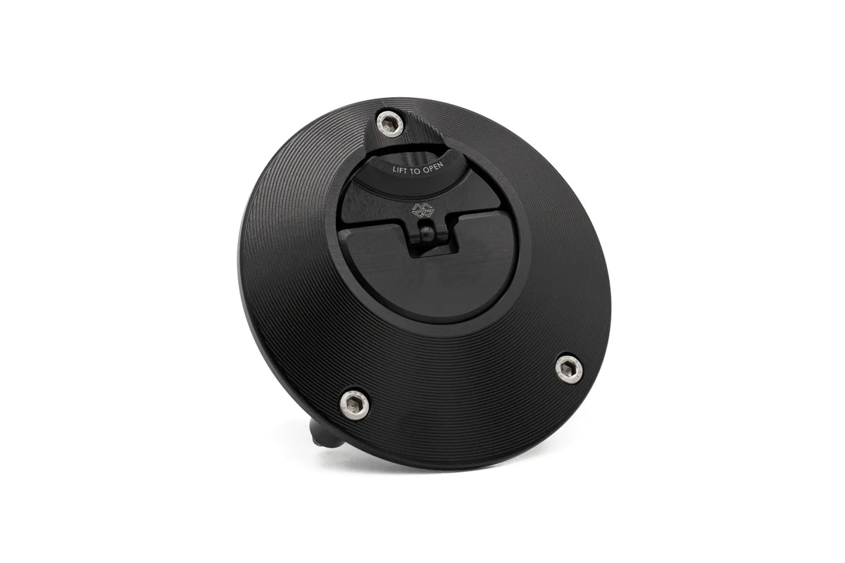 Gilles Tooling Fuel Cap Ver - 2 Black for BMW