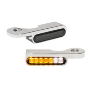 Heinz Bikes Led Handlebar Turn Signals - Chrome