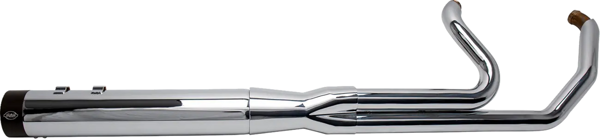 S&S Cycle Sidewinder 2-into-1 Chrome Exhaust for HD Touring 07-16