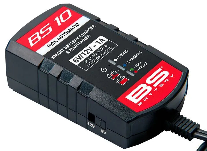 Bs Battery BS10 Battery Charger 6V/12V 1A UK Plug