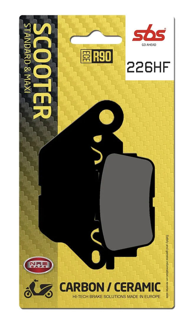 Sbs Hf Street Ceramic Organic Brake Pads - Front