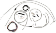 LA CHOPPERS Stainless Braided Cable/Brake Line Kit for 18"-20"