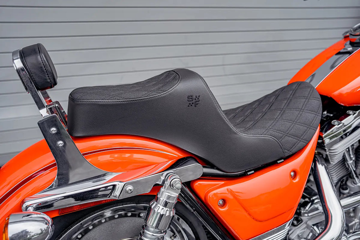 Slyfox High Noon Seat Black Double Diamond for FXR 1982-1994