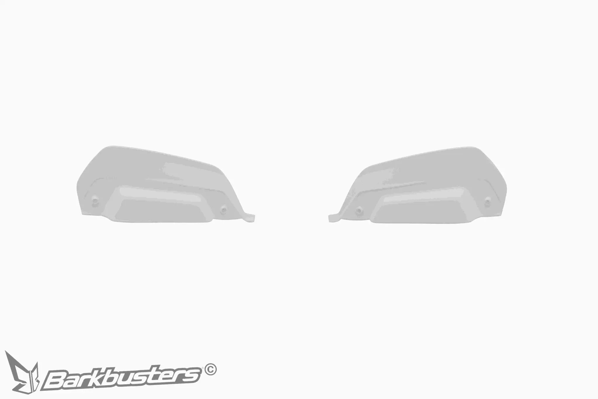 Barkbusters Vps Plastic Guards - White