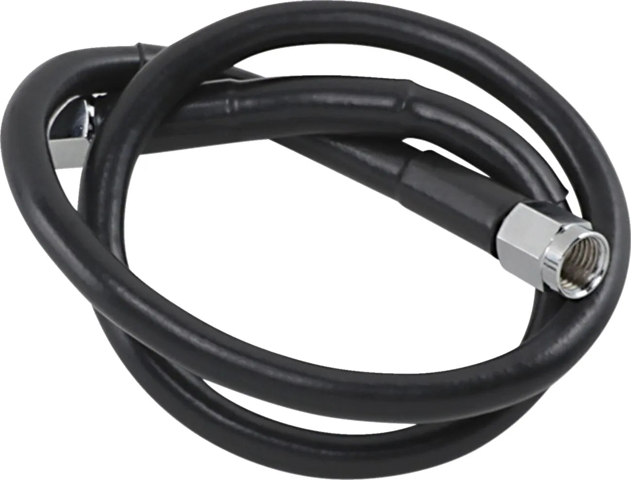 Uniwersalny przewód hamulcowy Drag Specialties 23" Czarny winyl