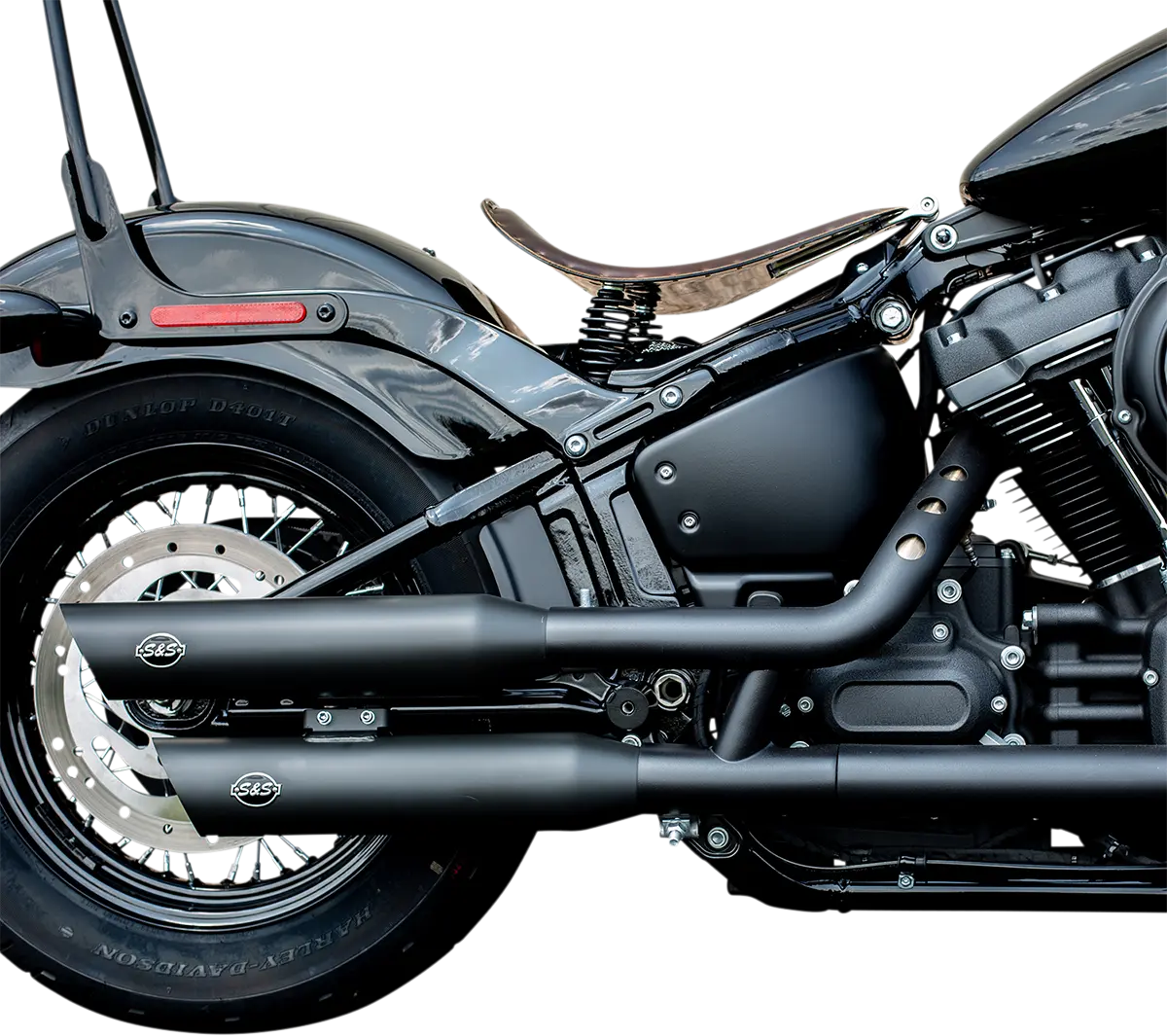 Tłumiki Nakładane S&S Cycle Slash-cut W Kolorze Guardian Black