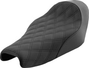 Saddlemen Renegade Lattice Stitch Solo Seat - For Harley Davidson