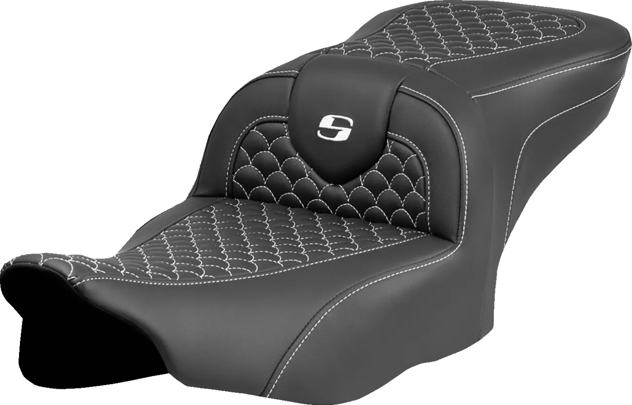 Saddlemen Dragon Scale Roadsofa Seat - For Harley Davidson