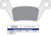 Klocki Hamulcowe Dp Brakes Standard Sintered Metal - Tył