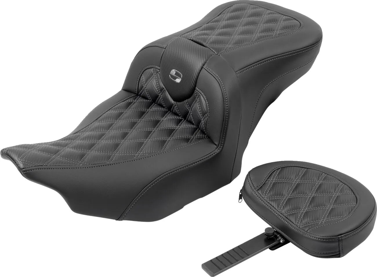 Saddlemen Roadsofa Lattice Stitch Seat - For Harley Davidson
