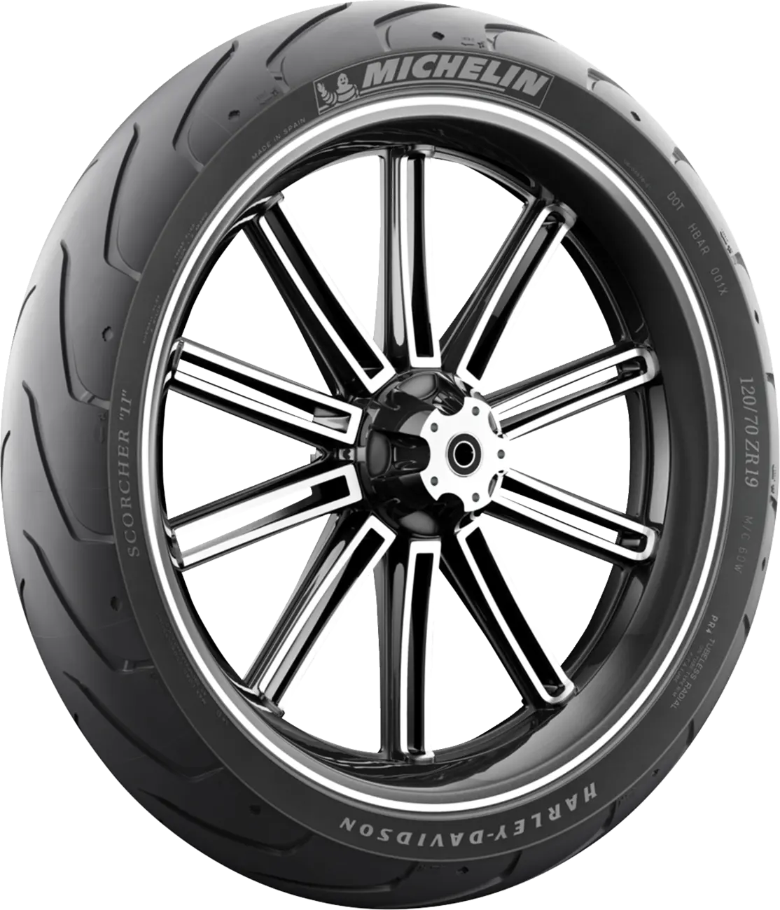 Michelin Scorcher 11T Front Tire - 120/70 ZR18 (59W) - TL